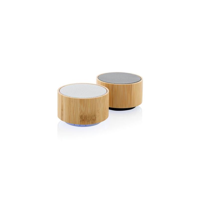 Wireless column RCS of recycled plastic and bamboo 3 W