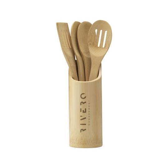 Conjunto de cocina de bambú