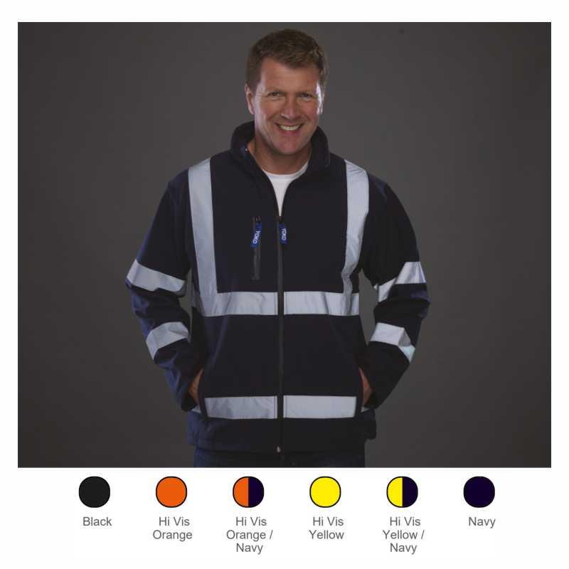 Yoko® high visibility softshell jacket