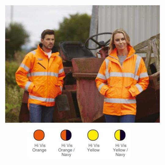 Blouson de haute visibilité...