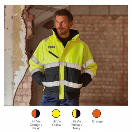 High visibility jacket...