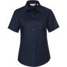 Camisa oxford de hombre y mujer de manga corta Russell®