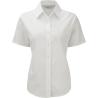 Camisa oxford de hombre y mujer de manga corta Russell®