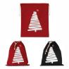 Cotton bag with drawstring Christmas tree design Kimood® - Colours