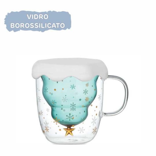 Tasse en borosilicate verte