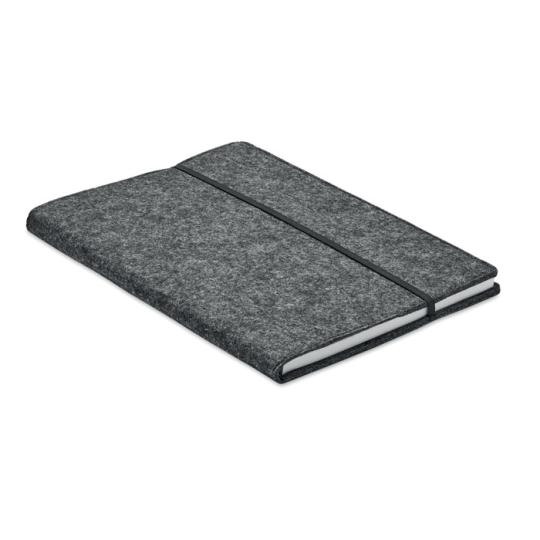 A5 notebook with RPET felt...