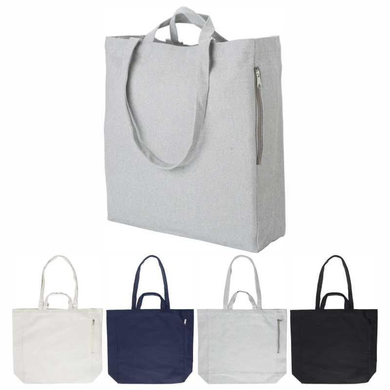 Sac de courses en coton recyclé Bennett