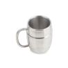 Caneca dupla de aço inox 220 ml Lundor