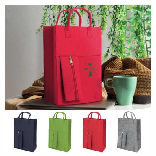 Bolsa de fieltro RPET Sandory