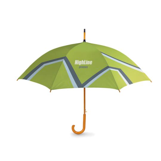 Parapluie avec mât en bois...