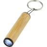 Bamboo keyring with light Cane