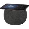 Bluetooth® speaker and wireless charging base of RPET/bamboo Ecofiber