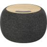 Enceinte Bluetooth® et station de charge sans fil en RPET/bambou Ecofiber