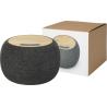 Enceinte Bluetooth® et station de charge sans fil en RPET/bambou Ecofiber