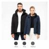 Parka softshell acolchoada de homem e mulher com capuz Kariban®