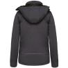 Parka softshell acolchoada de homem e mulher com capuz Kariban®