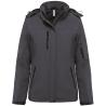 Parka softshell acolchoada de homem e mulher com capuz Kariban®