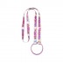 Lanyard com 2 mosquetões