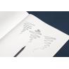Ensemble de 5 crayons de graphite 2B sans bois Karst®