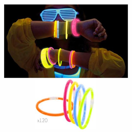 Pulseras luminosas Néon