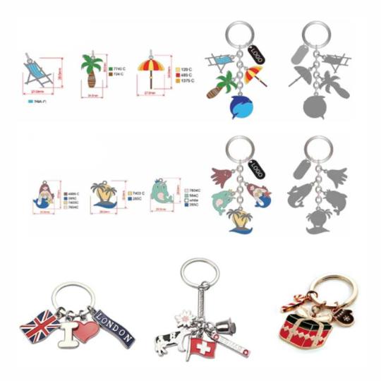 Multi-Charm Keyring...