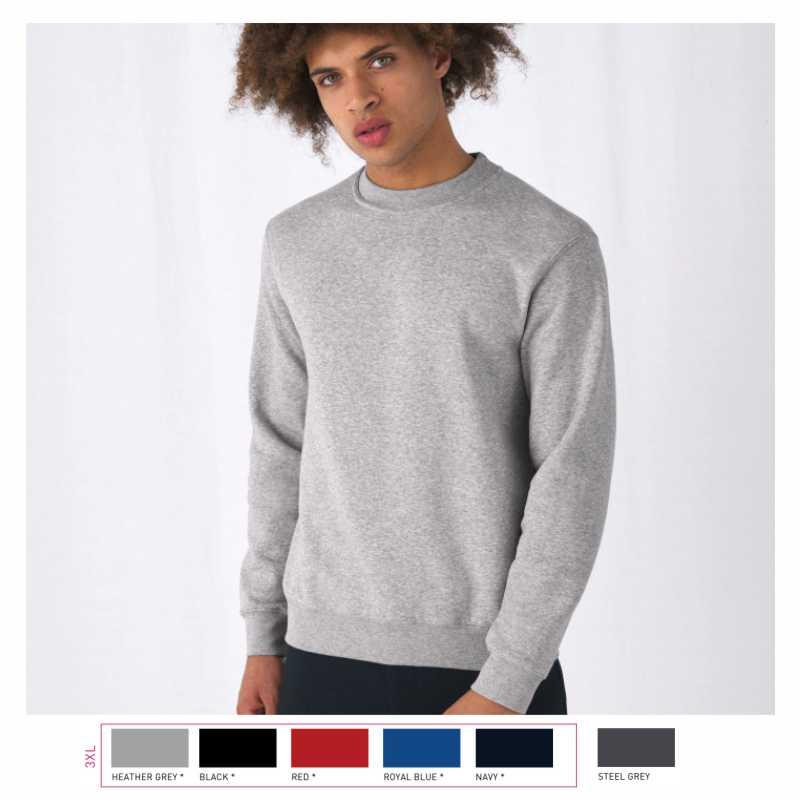 Sweatshirt com mangas direitas B&C®