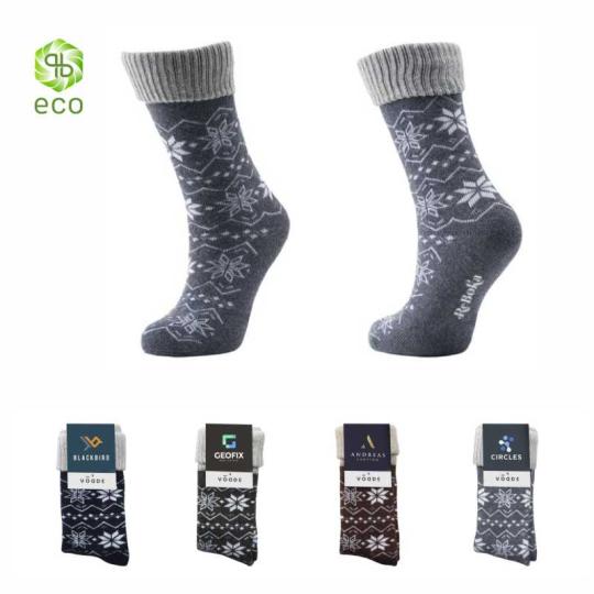 Recycled wool winter socks