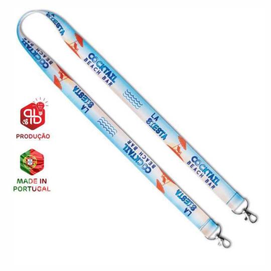 Lanyard avec 2 mousquetons...