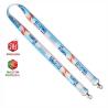 Lanyard com 2 mosquetões em sublimação (Produção Urgente)