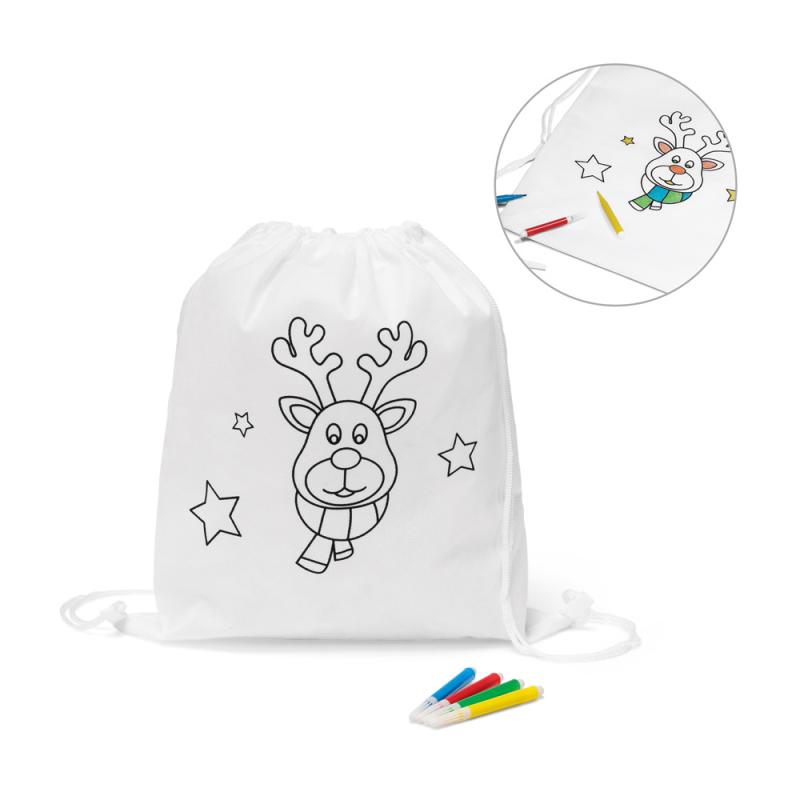 Bolsa Tipo Mochila Para Colorear Glencoe