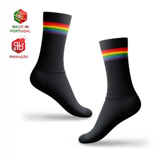 Chaussettes en jacquard...