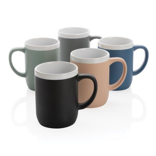 Taza De Cerámica Con Borde...