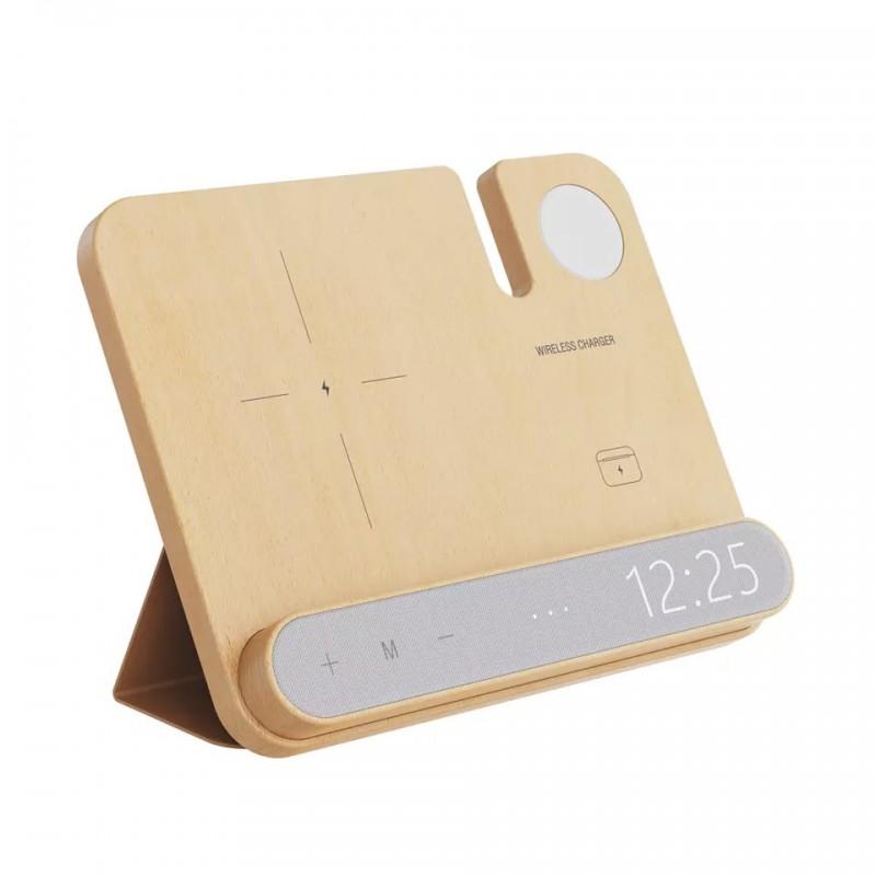 Chargeur 4 en 1 en bambou