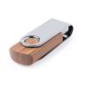 Memoria USB Giratoria Bambú + Metal (Producción)