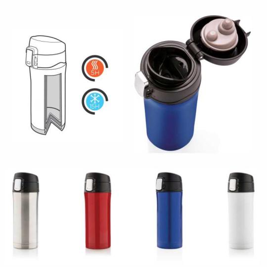 Easy lock vacuum mug