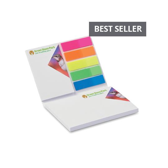 Softcover post-it block...