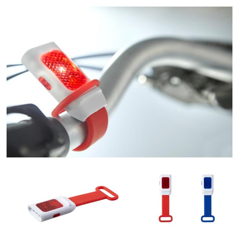 Lumière en plastique pour vélo avec 3 lumières LED Duncan