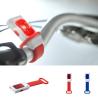 Luz de plástico para bicicleta con 3 luces LED Duncan