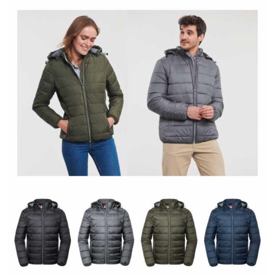 Chaqueta con capucha de...