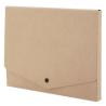 Pochette recyclée avec bouton