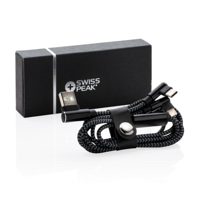 Cable de Lujo 3 en 1 Swiss Peak®