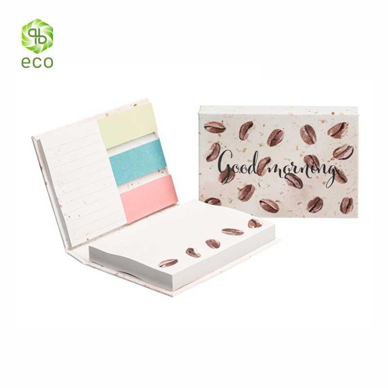 Hardcover paper coffee post-it block ComboNote (Production)