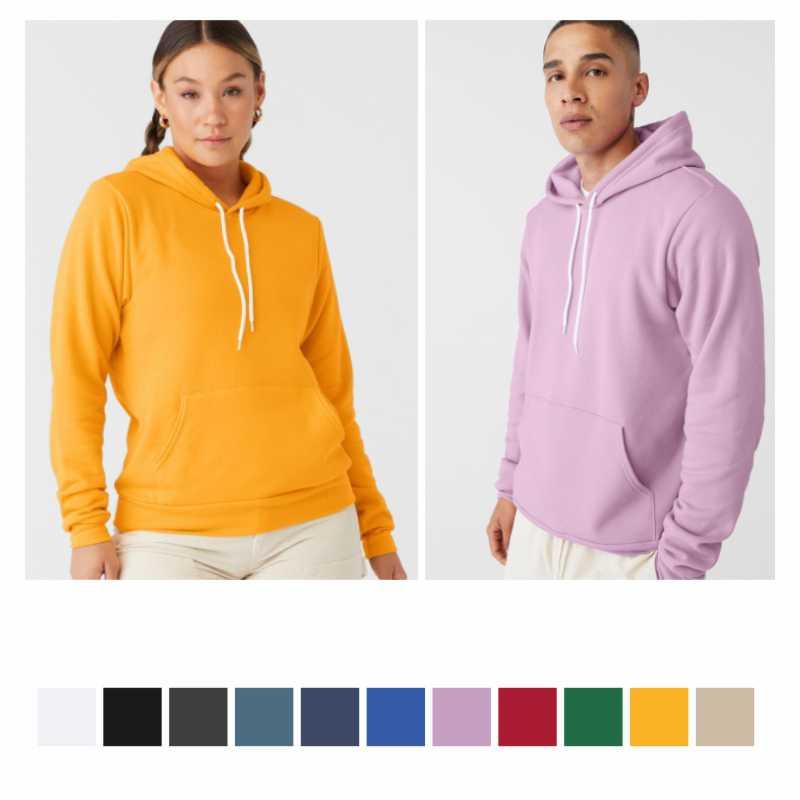 Sudadera unisex con capucha en polialgodón