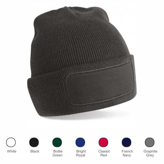 Gorro con parche Beechfield®