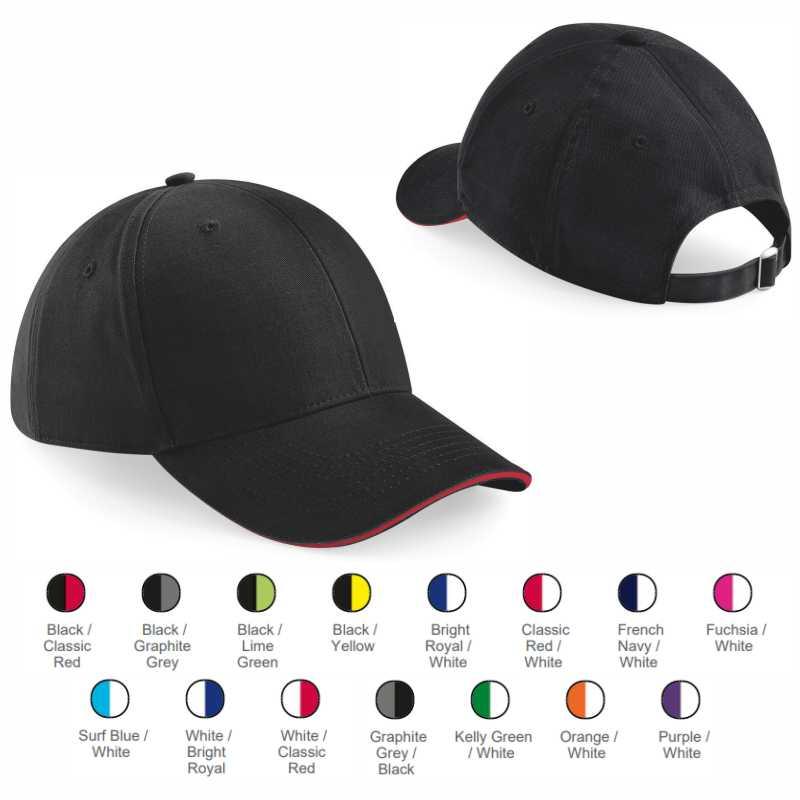Gorra Athleisure con 6 paneles Beechfield®