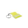 Reflective lab coat keychain