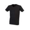 Tshirt com decote em V de homem e mulher Feel Good