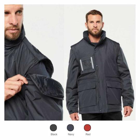 Parka con mangas...