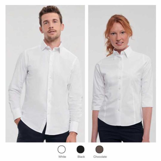 Camisa ajustada de hombre y...