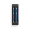 Rollerball and ballpoint pen set with body in 100% recycled aluminium Re-Lando-Set